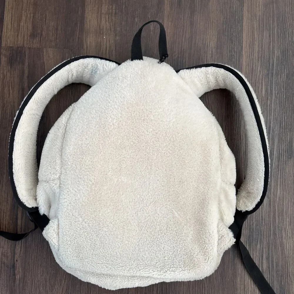 KAVU Sherpa Fleece Backpack Y2K Vegan Outdoor Large Travel Boho Nature Explore